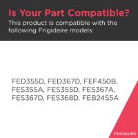 Picture of OEM Frigidaire Range Oven Control Board and Overlay 318185446