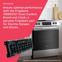 Picture of OEM Frigidaire Range Oven Control Board and Clock 316560127