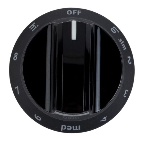 Picture of OEM Electrolux / Frigidaire Black Surface Unit Knob 316544007