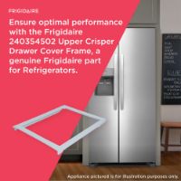 Picture of OEM Frigidaire Refrigerator Crisper Pan Cover 240354502