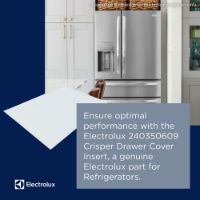 Picture of OEM Frigidaire Cover Insert GlassRefrig 240350654