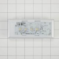 Picture of OEM Whirlpool Refrigerator LED Light and Flat Lens Cover Assembly WPW10515058