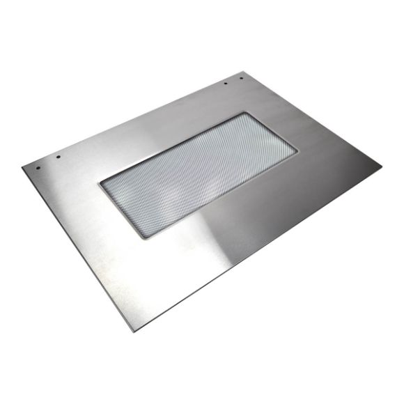 Picture of OEM Whirlpool Wall Oven Door Outer Panel (Stainless) WP9759074