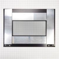 Picture of OEM Whirlpool Oven Door Outer Panel (Black) WP9759641