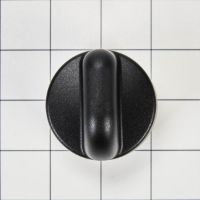 Picture of OEM Whirlpool Cooktop Burner Knob (Black) WPW10078400
