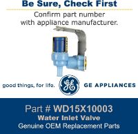 Picture of OEM GE Dishwasher Water Valve WD15X10003