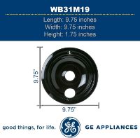 Picture of OEM GE Range Oven Black Drip Pan WB31M19