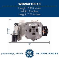 Picture of OEM GE WD26X100013 Dishwasher Motor And Pump Assembly