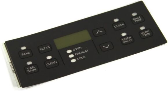 Picture of OEM Frigidaire 316101502 Clock Overlay (Black)