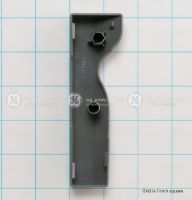 Picture of OEM General Electric (GE) WR02X42786 Ice Box Latch Cover Gray
