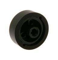 Picture of OEM General Electric (GE) WB01X45990 Flat Black Stainless Knob