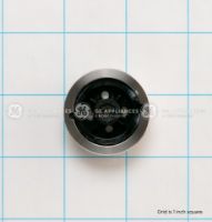 Picture of OEM General Electric (GE) WB01X40726 Stainless Steel Cafe Knob