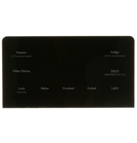 Picture of OEM General Electric (GE) WR55X35572 Control Display Asm Black