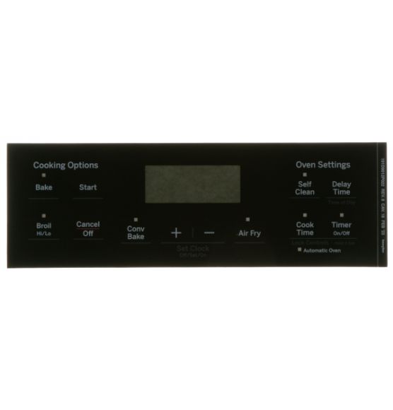 Picture of OEM General Electric (GE) WB07X46126 Faceplate Graphics Black