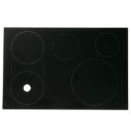 Picture of OEM General Electric (GE) WB62X33348 Dark Gray Maintop Glass