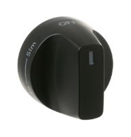 Picture of OEM General Electric (GE) WB03X45967 Flat Black Mrhob Knob