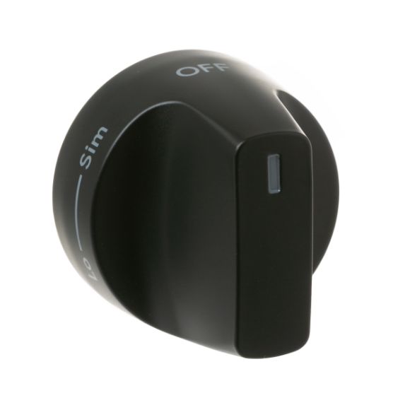 Picture of OEM General Electric (GE) WB03X45967 Flat Black Mrhob Knob