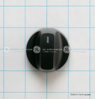 Picture of OEM General Electric (GE) WB03X45967 Flat Black Mrhob Knob