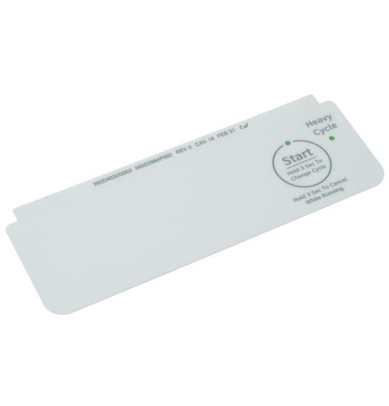 Picture of OEM General Electric (GE) WD34X27921 White Control Panel