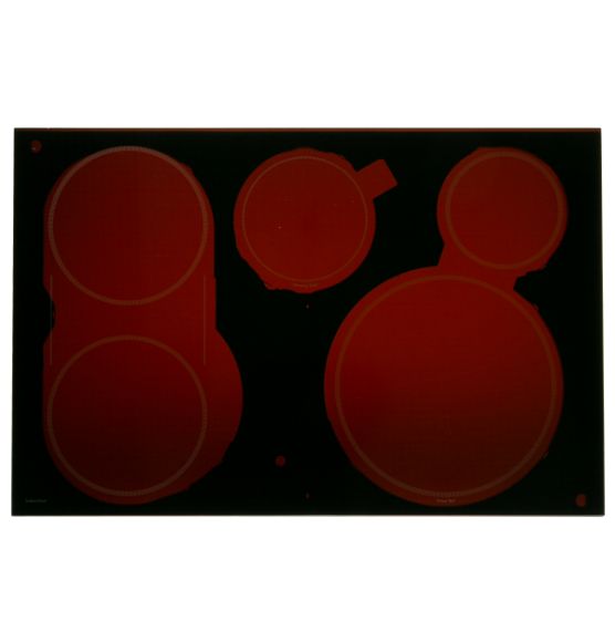 Picture of OEM General Electric (GE) WB62X33328 Dark Gray Maintop Glass