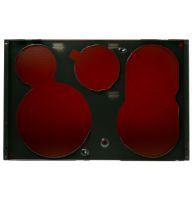 Picture of OEM General Electric (GE) WB62X33328 Dark Gray Maintop Glass