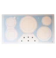 Picture of OEM General Electric (GE) WB62X43028 Maintop Glass & Frame