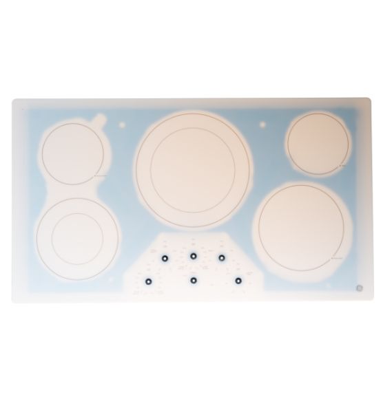 Picture of OEM General Electric (GE) WB62X43028 Maintop Glass & Frame