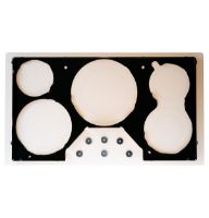Picture of OEM General Electric (GE) WB62X43028 Maintop Glass & Frame