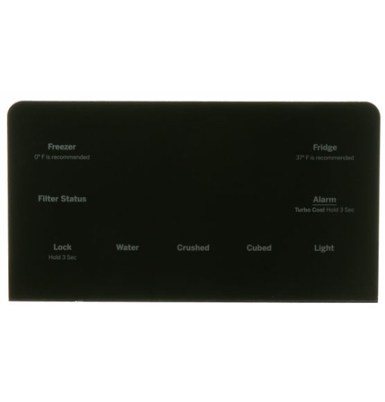 Picture of OEM General Electric (GE) WR55X35749 Control Display Asm Black