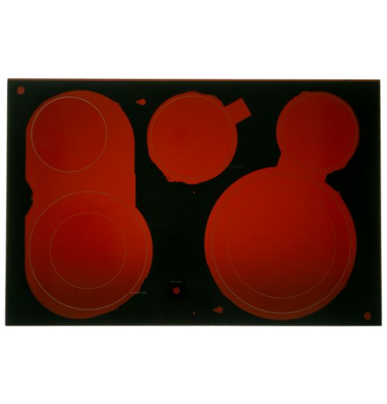 Picture of OEM General Electric (GE) WB62X45228 Maintop Glass Assembly