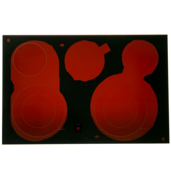 Picture of OEM General Electric (GE) WB62X42430  Maintop Glass