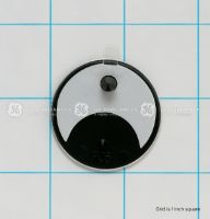 Picture of OEM General Electric (GE) WR02X38878 Ge Badge Black