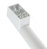 Picture of OEM GE  Handle & Endcap Asm (Wh) WB15X42629