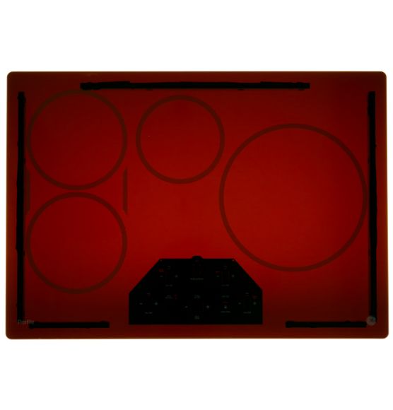 Picture of OEM General Electric (GE) WB62X42886 Maintop Glass Assembly
