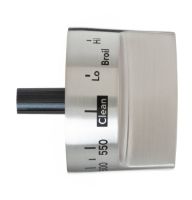 Picture of OEM General Electric (GE) WB03X39574 Stainless Knob Oven