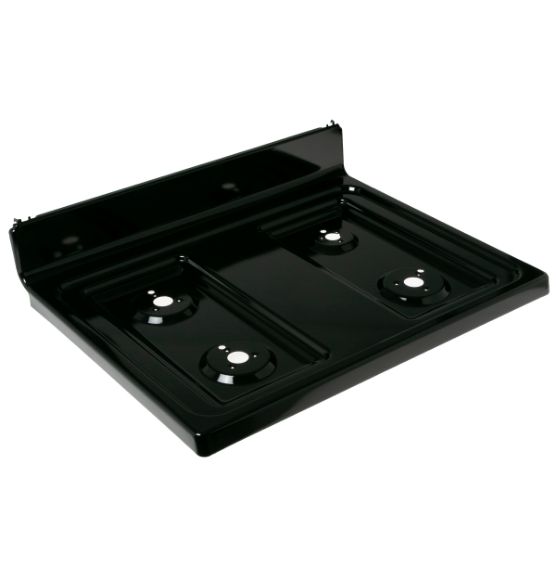 Picture of OEM General Electric (GE) WB62X36582 Black Rangetop & Brkt