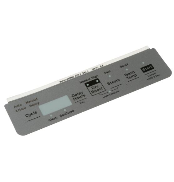 Picture of OEM General Electric (GE) WD34X29863 Gray Control Panel