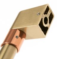 Picture of OEM General Electric (GE) WD09X32081 Brushed Brass Door Handle