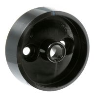 Picture of OEM General Electric (GE) WB03X39550 Black Stainless Knob