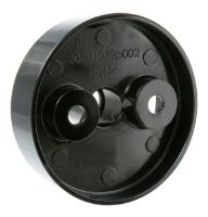 Picture of OEM General Electric (GE) WB03X39550 Black Stainless Knob