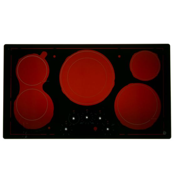 Picture of OEM General Electric (GE) WB62X43032 Maintop Glass & Frame