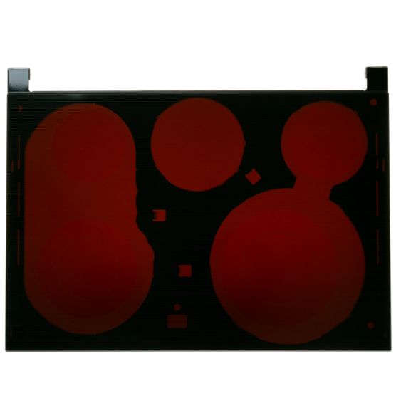 Picture of OEM General Electric (GE) WB62X36537 Rangetop & Glass Asm
