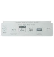 Picture of OEM General Electric (GE) WD34X27862 White Control Panel