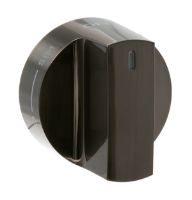 Picture of OEM General Electric (GE) WB03X39571 Black Stainless Knob