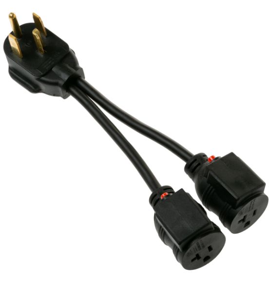 Picture of OEM General Electric (GE) WE08X37377 Dual Plug Adapter