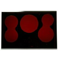Picture of OEM General Electric (GE) WB62X33182 Maintop Glass And Frame