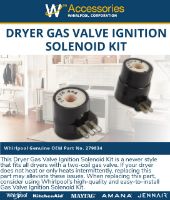 Picture of OEM Whirlpool Gas Dryer Solenoid Coil Kit 279834