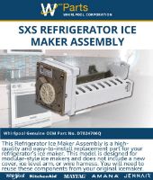 Picture of OEM Whirlpool Refrigerator Ice Maker D7824706Q