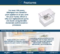 Picture of OEM Whirlpool Ice-Container WPW10347093