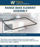 Picture of OEM Whirlpool W10779716 Oven Bake Element(Genuine)